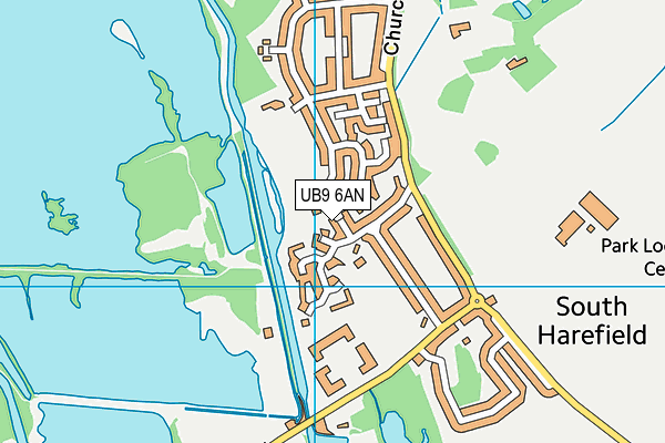 UB9 6AN map - OS VectorMap District (Ordnance Survey) UB9 6AN map - OS VectorMap District (Ordnance Survey)
