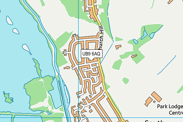 UB9 6AQ map - OS VectorMap District (Ordnance Survey) UB9 6AQ map - OS VectorMap District (Ordnance Survey)