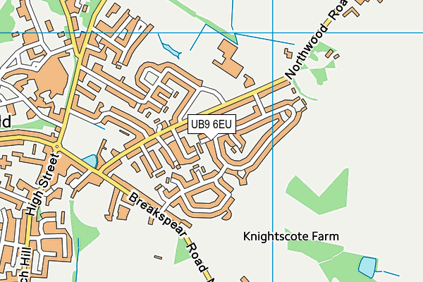 UB9 6EU map - OS VectorMap District (Ordnance Survey) UB9 6EU map - OS VectorMap District (Ordnance Survey)