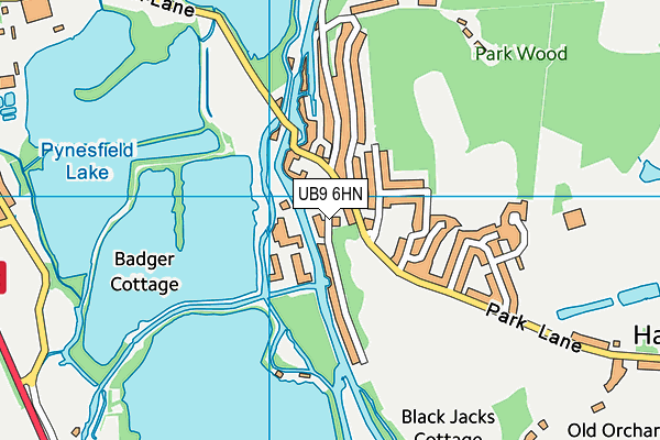 UB9 6HN map - OS VectorMap District (Ordnance Survey) UB9 6HN map - OS VectorMap District (Ordnance Survey)