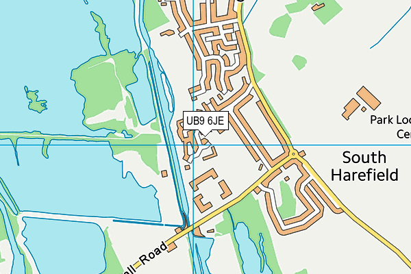 UB9 6JE map - OS VectorMap District (Ordnance Survey) UB9 6JE map - OS VectorMap District (Ordnance Survey)