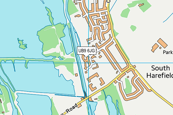 UB9 6JG map - OS VectorMap District (Ordnance Survey) UB9 6JG map - OS VectorMap District (Ordnance Survey)
