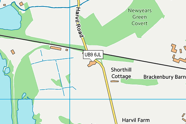 UB9 6JL map - OS VectorMap District (Ordnance Survey) UB9 6JL map - OS VectorMap District (Ordnance Survey)