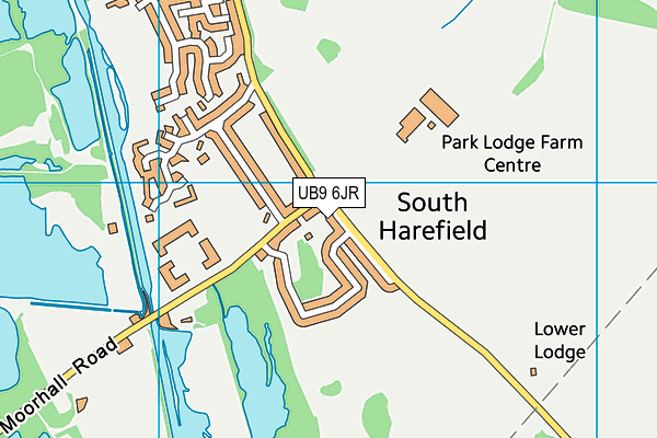 UB9 6JR map - OS VectorMap District (Ordnance Survey) UB9 6JR map - OS VectorMap District (Ordnance Survey)