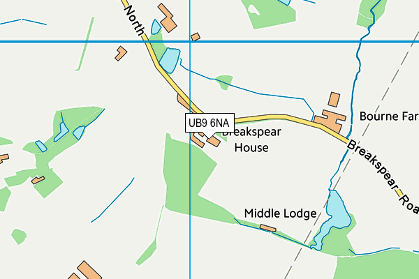UB9 6NA map - OS VectorMap District (Ordnance Survey) UB9 6NA map - OS VectorMap District (Ordnance Survey)