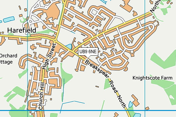 UB9 6NE map - OS VectorMap District (Ordnance Survey) UB9 6NE map - OS VectorMap District (Ordnance Survey)