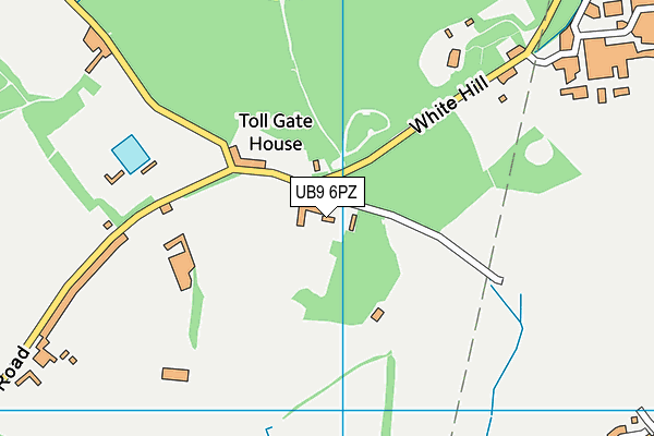 UB9 6PZ map - OS VectorMap District (Ordnance Survey) UB9 6PZ map - OS VectorMap District (Ordnance Survey)