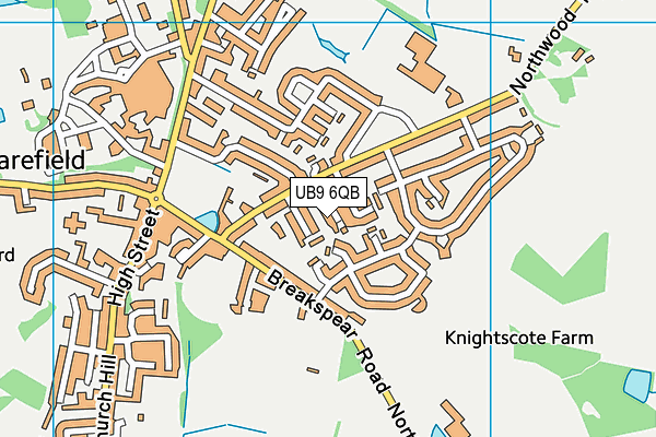 UB9 6QB map - OS VectorMap District (Ordnance Survey) UB9 6QB map - OS VectorMap District (Ordnance Survey)