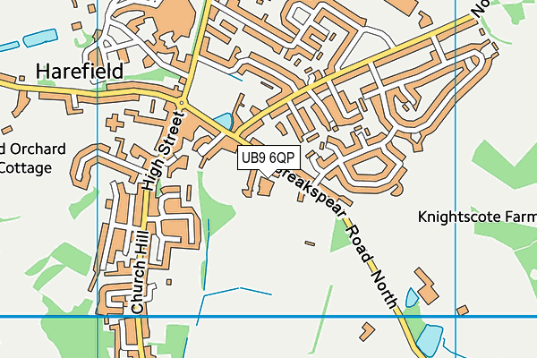 UB9 6QP map - OS VectorMap District (Ordnance Survey) UB9 6QP map - OS VectorMap District (Ordnance Survey)