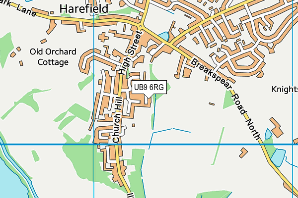 UB9 6RG map - OS VectorMap District (Ordnance Survey) UB9 6RG map - OS VectorMap District (Ordnance Survey)