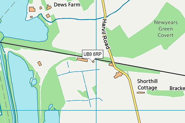 UB9 6RP map - OS VectorMap District (Ordnance Survey) UB9 6RP map - OS VectorMap District (Ordnance Survey)