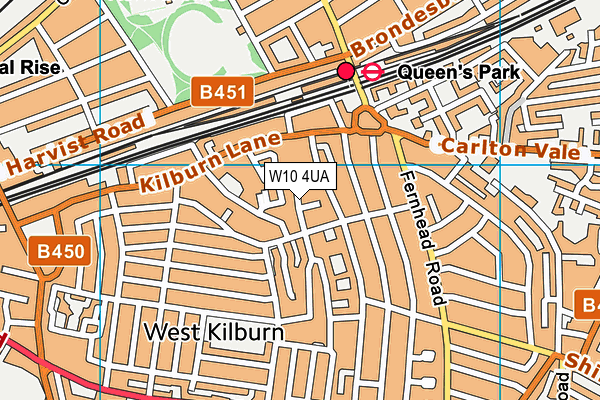 W10 4UA map - OS VectorMap District (Ordnance Survey) W10 4UA map - OS VectorMap District (Ordnance Survey)