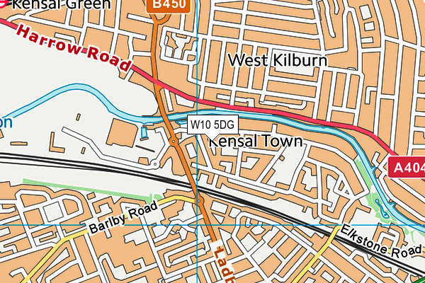 W10 5DG map - OS VectorMap District (Ordnance Survey) W10 5DG map - OS VectorMap District (Ordnance Survey)