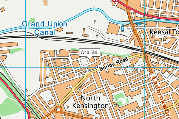 W10 5DL map - OS VectorMap District (Ordnance Survey) W10 5DL map - OS VectorMap District (Ordnance Survey)