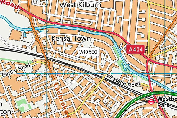W10 5EQ map - OS VectorMap District (Ordnance Survey) W10 5EQ map - OS VectorMap District (Ordnance Survey)