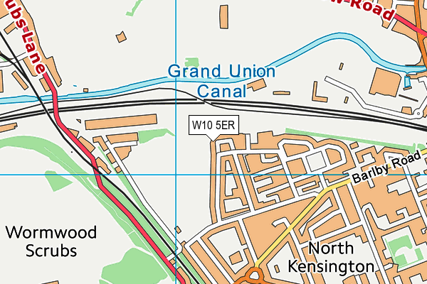 W10 5ER map - OS VectorMap District (Ordnance Survey) W10 5ER map - OS VectorMap District (Ordnance Survey)