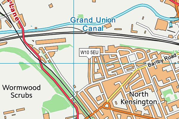 W10 5EU map - OS VectorMap District (Ordnance Survey) W10 5EU map - OS VectorMap District (Ordnance Survey)