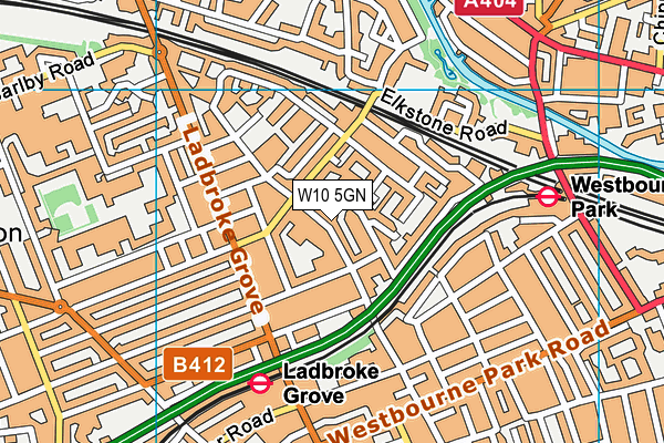 W10 5GN map - OS VectorMap District (Ordnance Survey) W10 5GN map - OS VectorMap District (Ordnance Survey)
