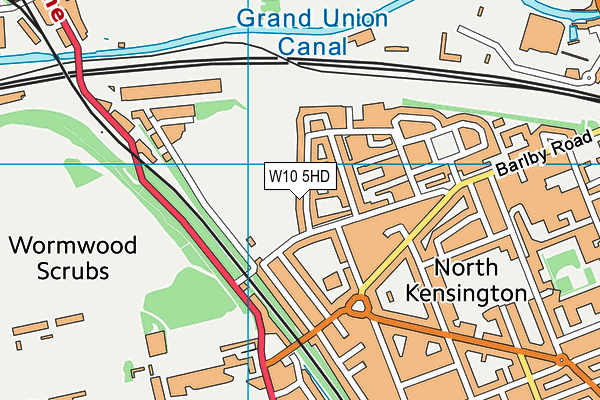 W10 5HD map - OS VectorMap District (Ordnance Survey) W10 5HD map - OS VectorMap District (Ordnance Survey)