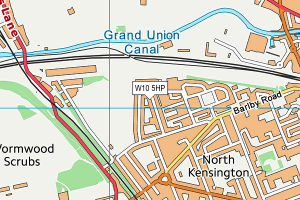 W10 5HP map - OS VectorMap District (Ordnance Survey) W10 5HP map - OS VectorMap District (Ordnance Survey)