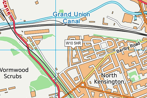 W10 5HR map - OS VectorMap District (Ordnance Survey) W10 5HR map - OS VectorMap District (Ordnance Survey)