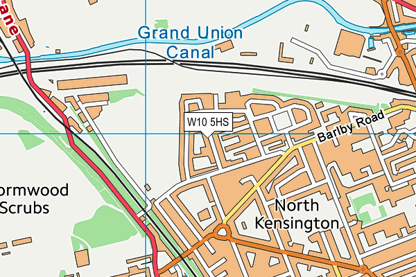 W10 5HS map - OS VectorMap District (Ordnance Survey) W10 5HS map - OS VectorMap District (Ordnance Survey)