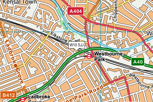 W10 5JJ map - OS VectorMap District (Ordnance Survey) W10 5JJ map - OS VectorMap District (Ordnance Survey)
