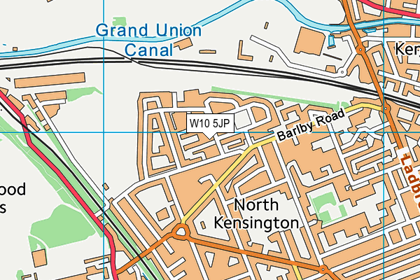 W10 5JP map - OS VectorMap District (Ordnance Survey) W10 5JP map - OS VectorMap District (Ordnance Survey)