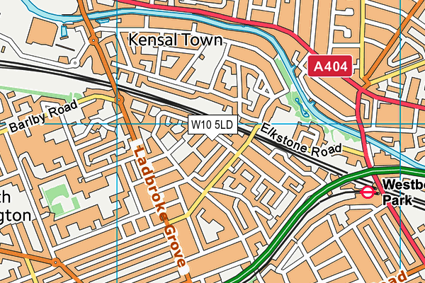 W10 5LD map - OS VectorMap District (Ordnance Survey) W10 5LD map - OS VectorMap District (Ordnance Survey)