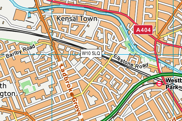 W10 5LQ map - OS VectorMap District (Ordnance Survey) W10 5LQ map - OS VectorMap District (Ordnance Survey)