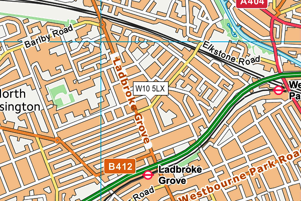 W10 5LX map - OS VectorMap District (Ordnance Survey) W10 5LX map - OS VectorMap District (Ordnance Survey)