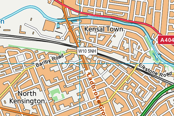 W10 5NH map - OS VectorMap District (Ordnance Survey) W10 5NH map - OS VectorMap District (Ordnance Survey)