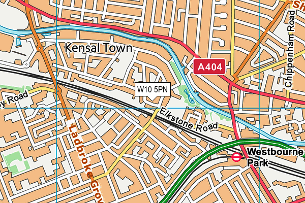 W10 5PN map - OS VectorMap District (Ordnance Survey) W10 5PN map - OS VectorMap District (Ordnance Survey)