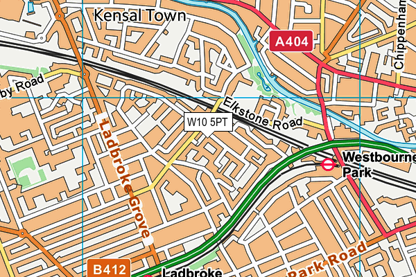 W10 5PT map - OS VectorMap District (Ordnance Survey) W10 5PT map - OS VectorMap District (Ordnance Survey)