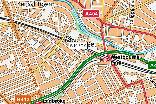 W10 5QX map - OS VectorMap District (Ordnance Survey) W10 5QX map - OS VectorMap District (Ordnance Survey)