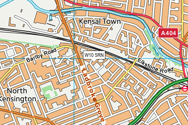 W10 5RN map - OS VectorMap District (Ordnance Survey) W10 5RN map - OS VectorMap District (Ordnance Survey)