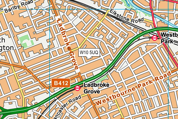 W10 5UQ map - OS VectorMap District (Ordnance Survey) W10 5UQ map - OS VectorMap District (Ordnance Survey)