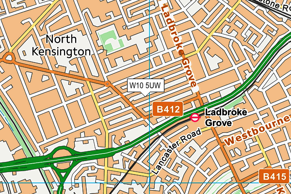 W10 5UW map - OS VectorMap District (Ordnance Survey) W10 5UW map - OS VectorMap District (Ordnance Survey)