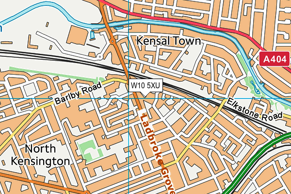 W10 5XU map - OS VectorMap District (Ordnance Survey) W10 5XU map - OS VectorMap District (Ordnance Survey)