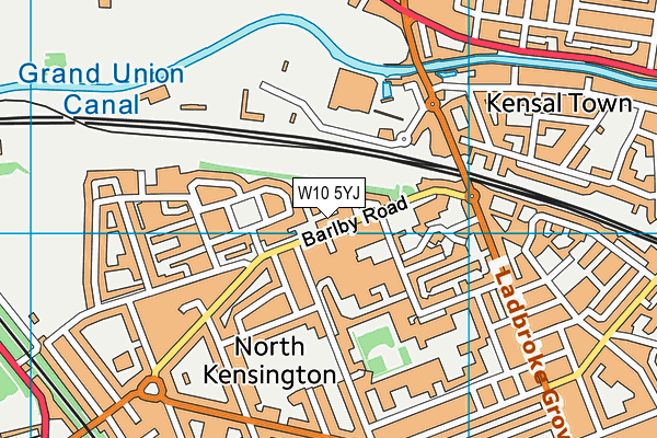 W10 5YJ map - OS VectorMap District (Ordnance Survey) W10 5YJ map - OS VectorMap District (Ordnance Survey)