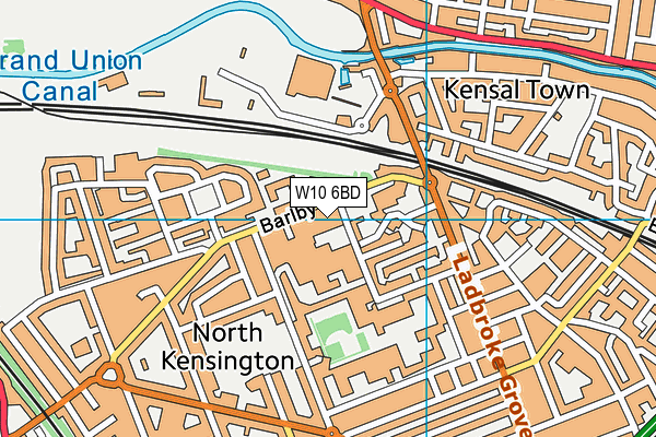W10 6BD map - OS VectorMap District (Ordnance Survey) W10 6BD map - OS VectorMap District (Ordnance Survey)