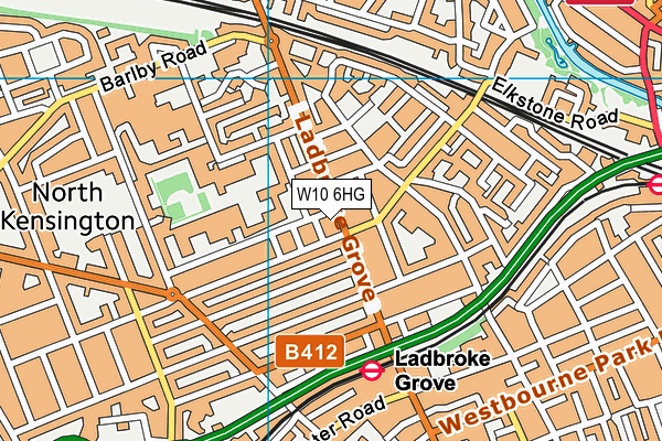 W10 6HG map - OS VectorMap District (Ordnance Survey) W10 6HG map - OS VectorMap District (Ordnance Survey)