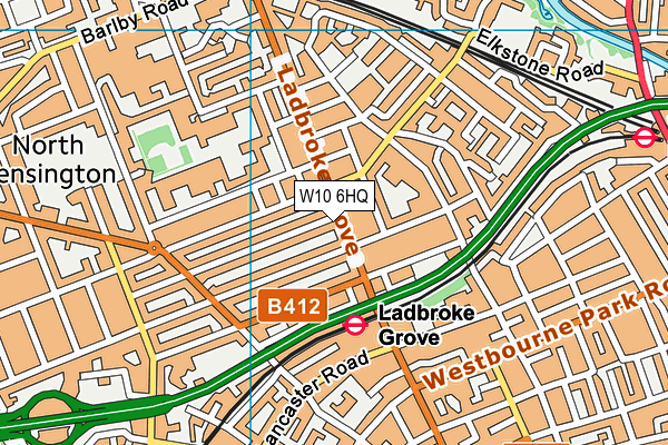 W10 6HQ map - OS VectorMap District (Ordnance Survey) W10 6HQ map - OS VectorMap District (Ordnance Survey)