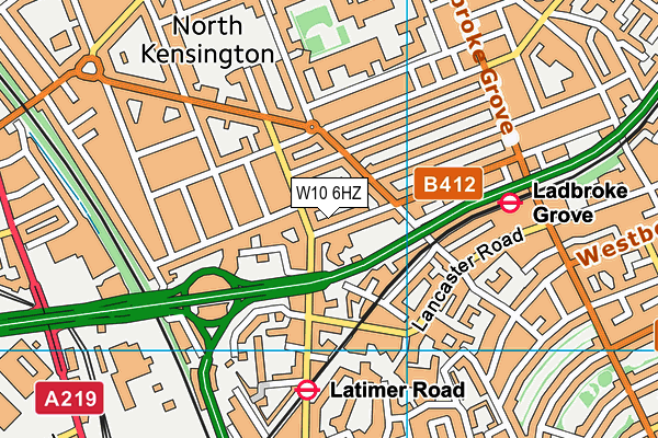 W10 6HZ map - OS VectorMap District (Ordnance Survey) W10 6HZ map - OS VectorMap District (Ordnance Survey)