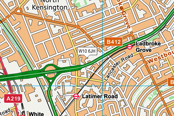 W10 6JH map - OS VectorMap District (Ordnance Survey) W10 6JH map - OS VectorMap District (Ordnance Survey)