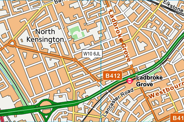 W10 6JL map - OS VectorMap District (Ordnance Survey) W10 6JL map - OS VectorMap District (Ordnance Survey)