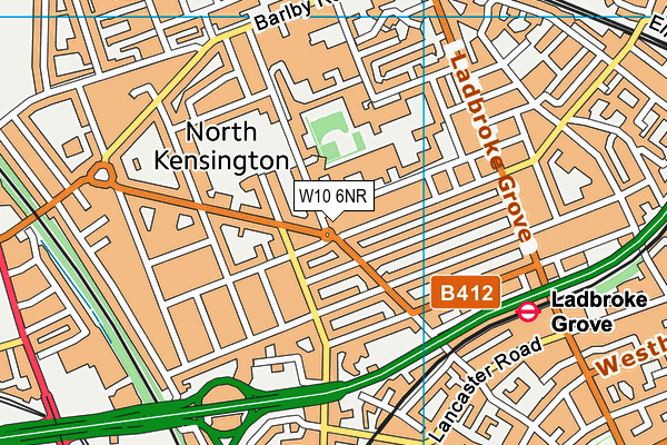 W10 6NR map - OS VectorMap District (Ordnance Survey) W10 6NR map - OS VectorMap District (Ordnance Survey)