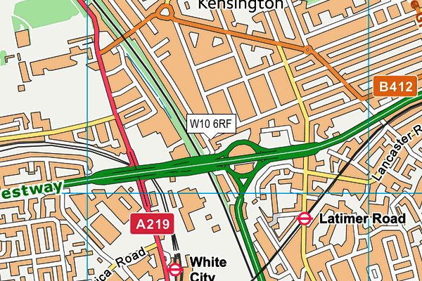 W10 6RF map - OS VectorMap District (Ordnance Survey) W10 6RF map - OS VectorMap District (Ordnance Survey)