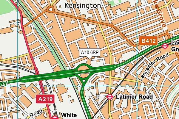 W10 6RP map - OS VectorMap District (Ordnance Survey) W10 6RP map - OS VectorMap District (Ordnance Survey)