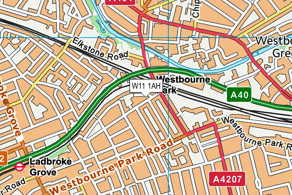 W11 1AH map - OS VectorMap District (Ordnance Survey) W11 1AH map - OS VectorMap District (Ordnance Survey)